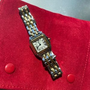 Dainty classic two tone ladies watch